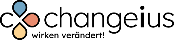 changeius Logo with claim RGB